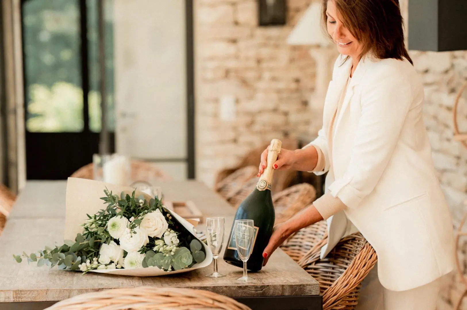 Attention d’accueil préparée pour un séjour dans une maison en Provence.